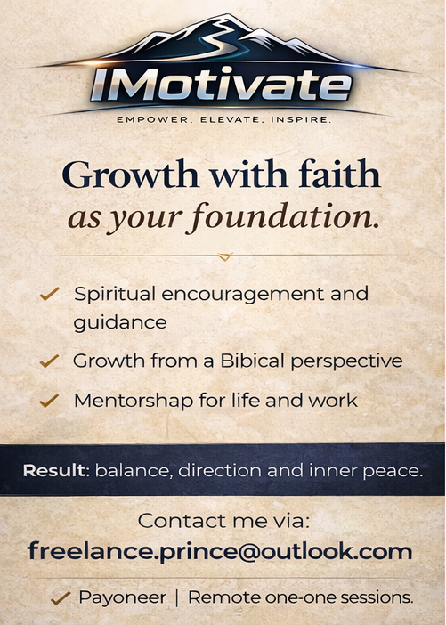 Christian Motivation & Mentorship – One-on-One (Remote)