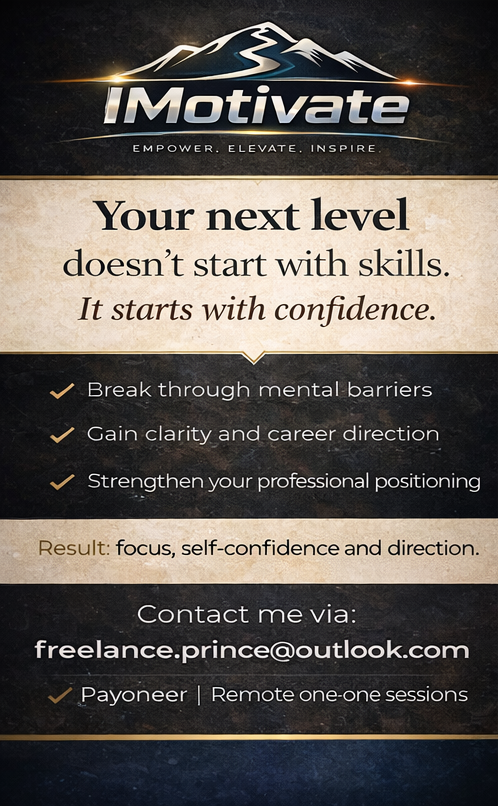 Confidence Boost & Career Coaching – One-on-One (Remote)