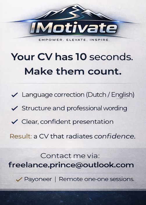 CV Review & Correction – Professional Optimization (NL & EN)
